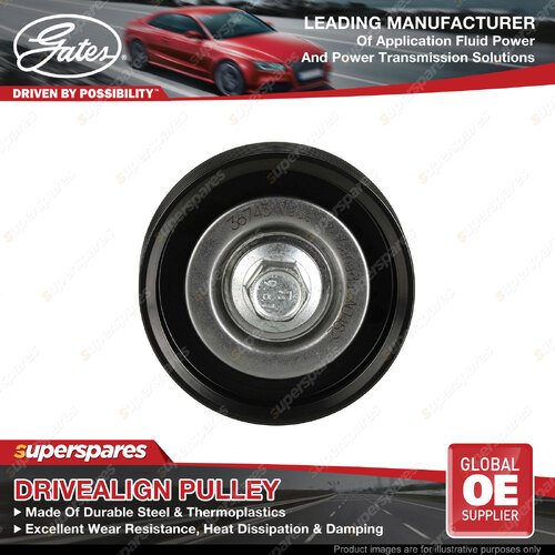 Gates DriveAlign Idler Pulley for Nissan X-Trail T30 2.5L 132KW 2001-2006