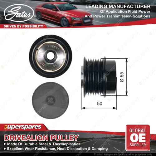 Gates Overrunning Alternator Pulley for Toyota Camry ACV36 ACV40 Rav4 ACA33 38