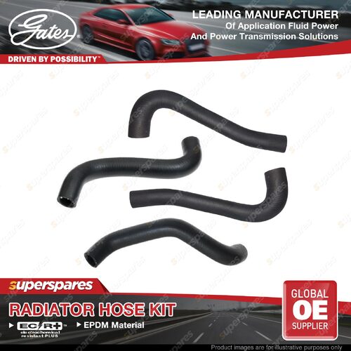 Gates Radiator Hose Kit for Nissan Pathfinder WD21 2.4L Z24I Z24S 74kW with PS