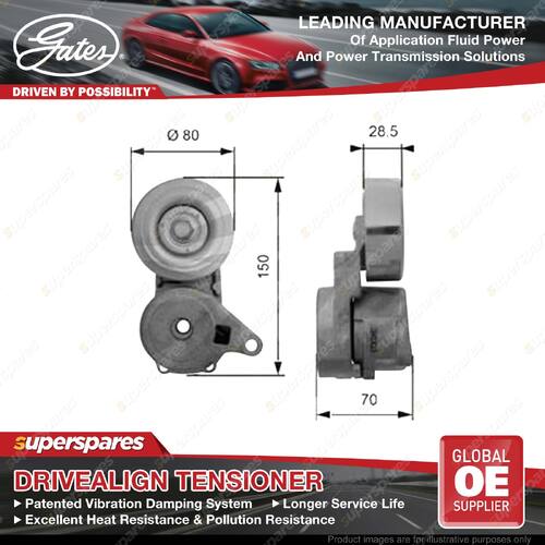 Gates Alt Belt Tensioner for Mitsubishi Airtrek CU2W Galant Outlander ZE ZF CU5W