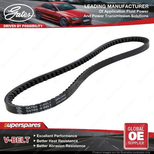 Gates Alternator V Belt Drive Belt for Isuzu Elf NHS69 3.1L 72kW 4WD Diesel