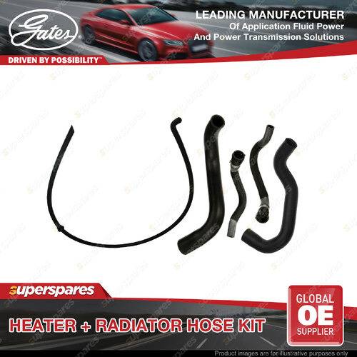 Gates Heater + Radiator Hose Kit for Holden Commodore VE Calais VE Caprice WM