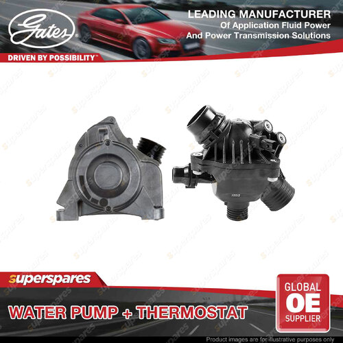 Gates Electric Water Pump + Thermostat Coolant for BMW 1 Series M E82 Z4 E89