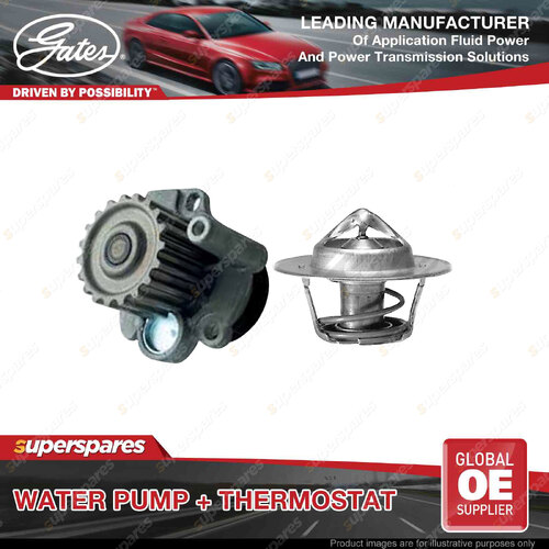 Gates Water Pump + Thermostat Kit for Chrysler Sebring JS 2.0L 103kW FWD Diesel