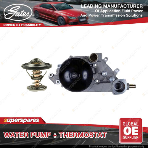 Gates Water Pump + Thermostat Kit for Holden Crewman Monaro One Tonner Statesman