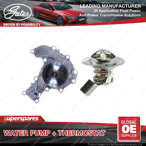 Gates Water Pump + Thermostat Kit for Holden Jackaroo UBS Rodeo TF RA 3.2 3.5L