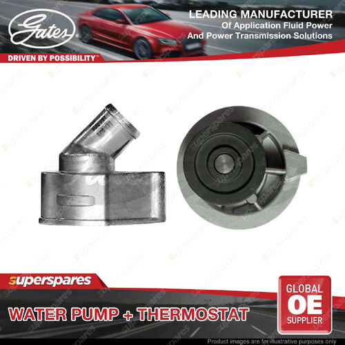 Gates Water Pump + Thermostat Kit for Holden Captiva 5 CG 2.4L 103kW Petrol