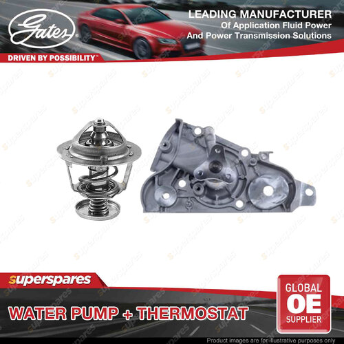 Gates Water Pump + Thermostat Kit for Mazda MX5 NB18 1.8L 113kW 157kW 2001-2005