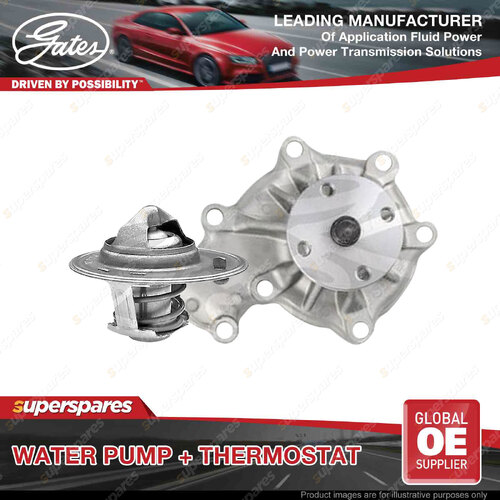 Gates Water Pump + Thermostat Kit for Mazda E-series E2500 SR2 2.5L 61kW 97-03