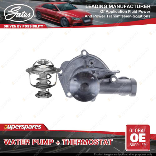 Gates Water Pump + Thermostat Kit for Mitsubishi Delica P03V Express SJ WA L300