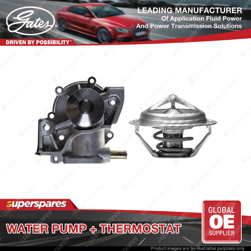 Gates Water Pump + Thermostat Kit for Subaru Impreza G10GM Liberty B12BE 2.0L