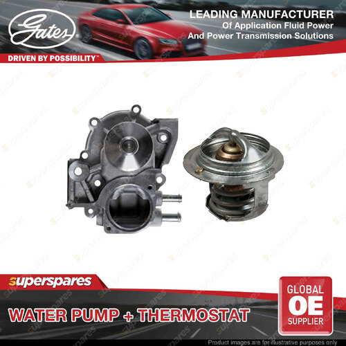 Gates Water Pump + Thermostat Kit for Subaru Forester S11SG 2.0L 92kW 2002-2005