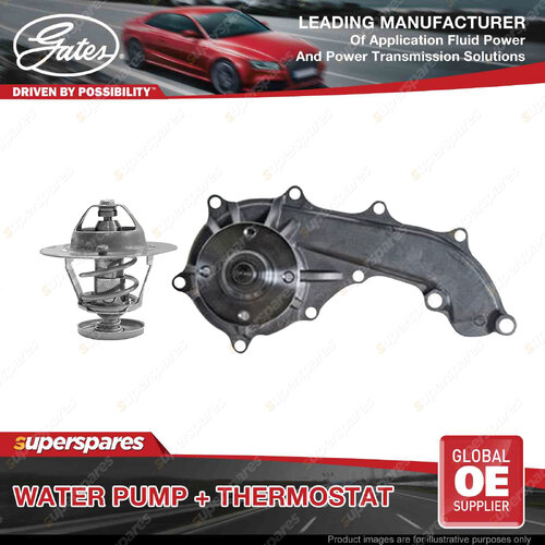 Gates Water Pump + Thermostat Kit for Toyota Landcruiser Prado RZJ 90 95 2.7L