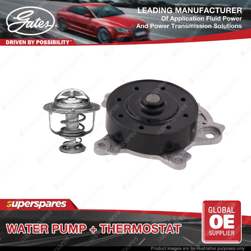 Gates Water Pump + Thermostat Kit for Toyota Allion Auris Touring Sports Avensis