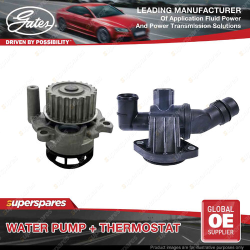 Gates Water Pump + Thermostat Kit for Volkswagen Golf 1K1 Jetta 1K2 2.0L 147kW