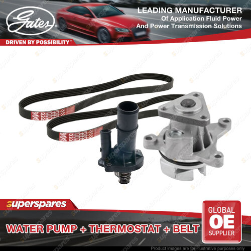 Gates Water Pump Thermostat Belt Kit for Ford Focus LS LT LV 2.0L 107kW 05-11