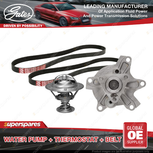 Gates Water Pump Thermostat Belt Kit for Toyota Platz Probox Vitz Will Vi Yaris