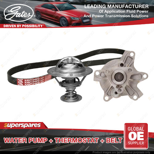 Gates Water Pump Thermostat Belt for Toyota Corolla NZE124 Allex bB Funcargo