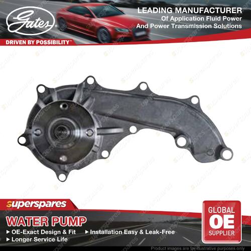 Gates Water Pump for Toyota Hilux RZN149 RZN154 RZN169 RZN174 TGN121 TGN16 2.7L