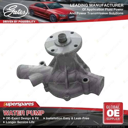 Gates Water Pump for Nissan Urvan E23 H20 2.0L 55KW 09/1982-12/1983