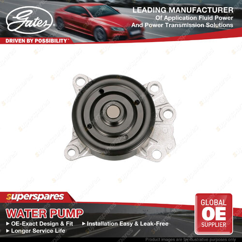 Gates Water Pump for Toyota Passo Vitz 1.0L DVVT VVTi 1KRFE Petrol