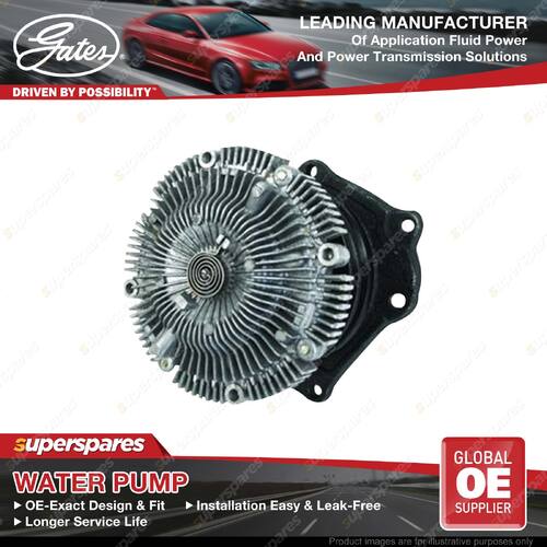 Gates Water Pump for Nissan Urvan E24 TD27 2.7L 62KW 03/1987-09/1993