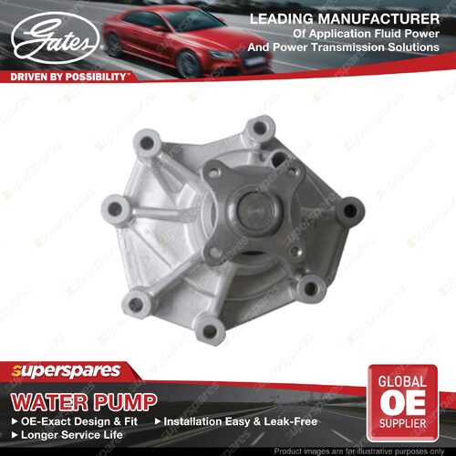 Gates Water Pump for Hyundai H1 iLoad iMax TQ RWD Diesel 2.5L CRDi D4CB 07-On