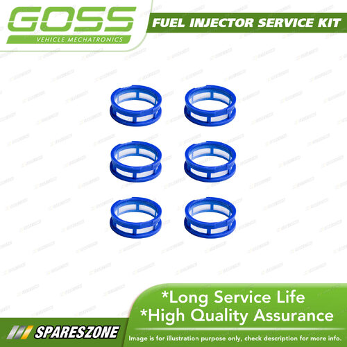 Goss Fuel Injector Repair Kit - Filter Screen Pack 6 OD 25mm Height 8mm