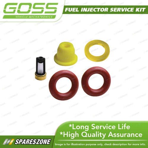 GOSS Fuel Injector Service Kit for KIA Cerato LD 2.0L V4 07/2004-01/2009