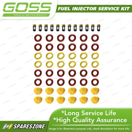 Goss Fuel Injector Service Kit for BMW 750iL E38 5.4L M73B54 1994-2002