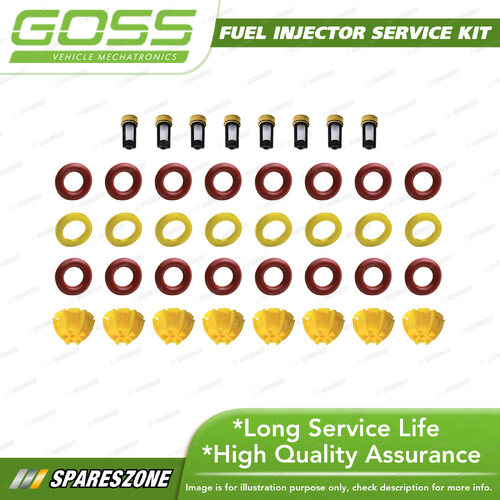 Goss Fuel Injector Service Kit for BMW 735i 735iL E23 E32 3.5L M30B35