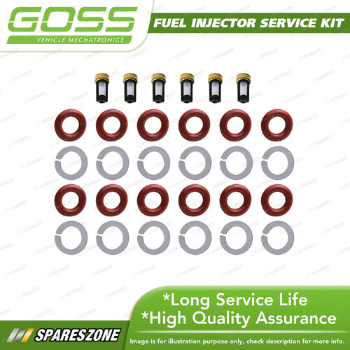 Goss Fuel Injector Service Kit for Holden Commodore VG VH VN 3.8L 88-91