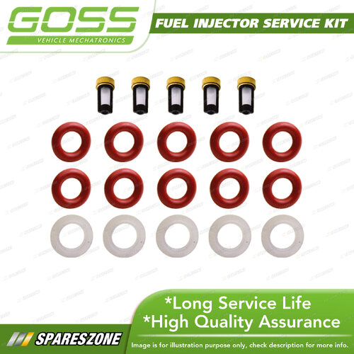 Goss Fuel Injector Service Kit for Volvo 850 S60 S70 V70 2.4L 2.5L