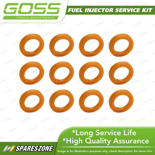 Goss Fuel Injector Service / Repair Kit - Spacer Nylon Pack 12 Thick 1.9mm