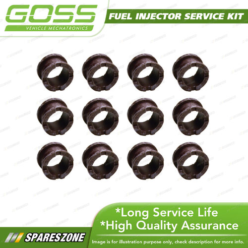 Goss Fuel Injector Repair Kit - Injector Buffer Ring Pack 12 ID 10mm