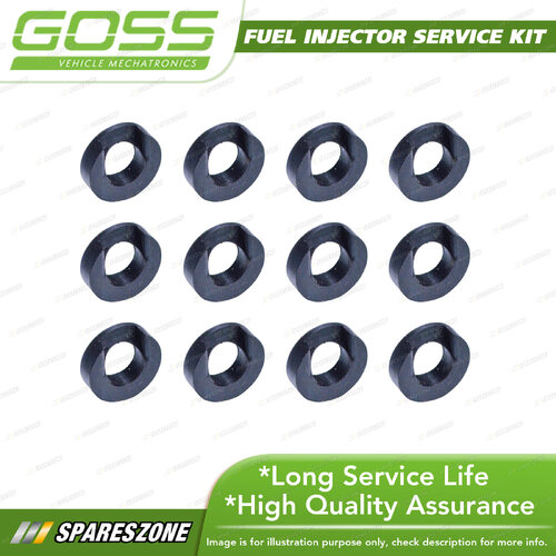 Goss Fuel Injector Service / Repair Kit - Buffer Insulator Mit Pack 12