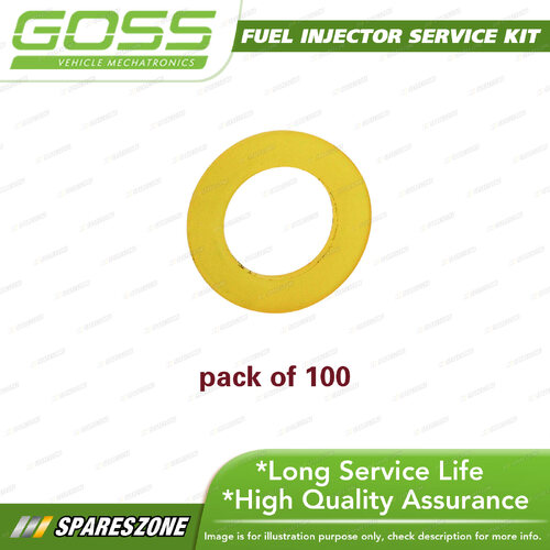 Goss Fuel Injector Repair Kit - Nylon Spacer Pack 100 Thick 0.9mm