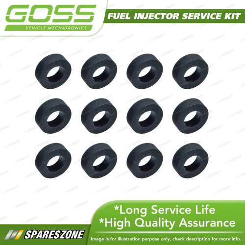 Goss Fuel Injector Service / Repair Kit - Lower Seal Pack 12 ID 10mm