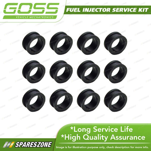 Goss Fuel Injector Repair Kit - Injector Buffer Ring Pack 12 ID 9.55mm