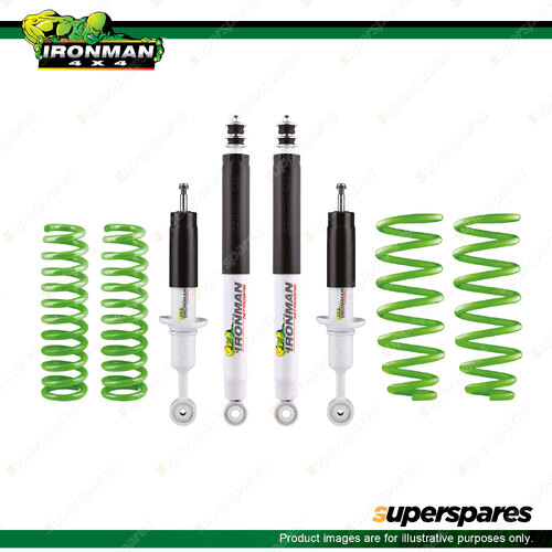 Ironman 4x4 Suspension Lift Kit Medium Load Nitro Gas Shock Absorbers FOR003BKG