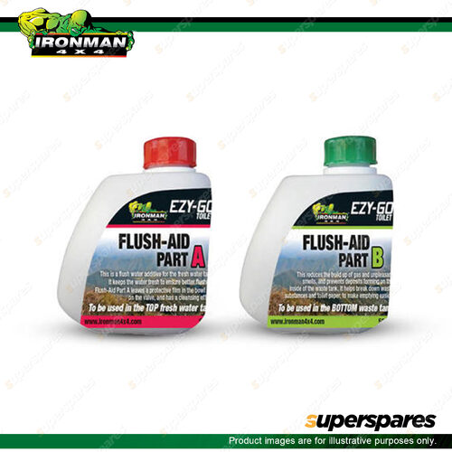 Ironman 4x4 Ezy-Go Flush Aid Part A & B Sold together as 2 part kit ITOILETA+B