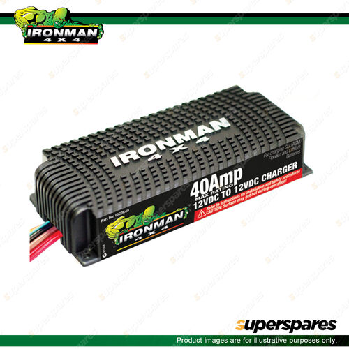 Ironman 4x4 40A DC to DC Battery Charger 80A with Start Assist Kit IDCDC40