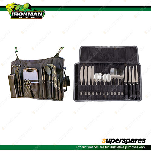 Ironman 4x4 Ultimate Camp Kitchen Kit - 24 Piece 4 Person Kit IKITCHEN0012