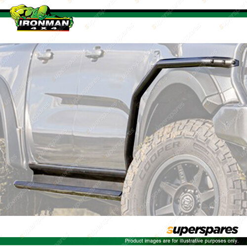 Ironman 4x4 Premium Side Steps and Rails Dimple Step Design SSRP110-D