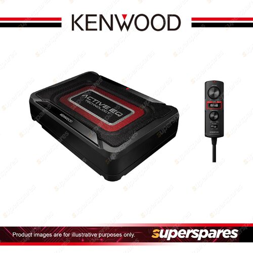 Kenwood Compact Powered Enclosure Subwoofer with Active EQ Technology KSC-PSW7EQ