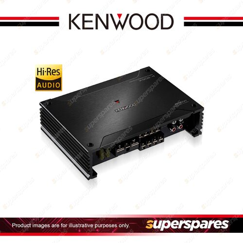 Kenwood Hi-Res Audio Certified Compact D-Class 4ch Amplifier 600W peak X302-4