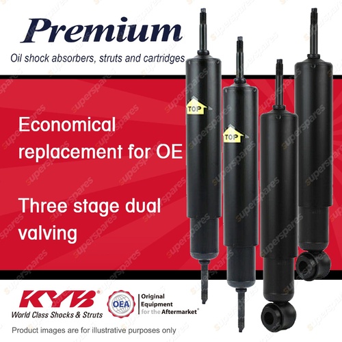 Front + Rear KYB PREMIUM Shock Absorbers for ALFA ROMEO Giulia I4 RWD Sedan All