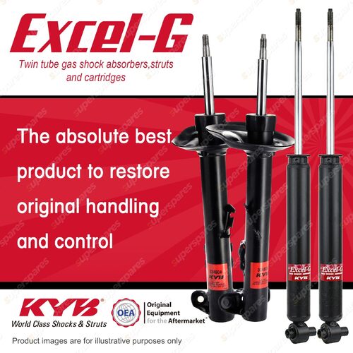 Front + Rear KYB EXCEL-G Shock Absorbers for BMW E36 Z3 I4 I6 RWD Coupe