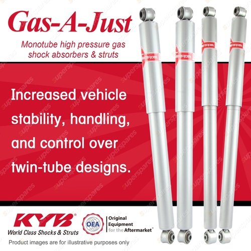 Front + Rear KYB GAS-A-JUST Monotube Shock Absorbers for FORD F250 DT8 V10 4WD