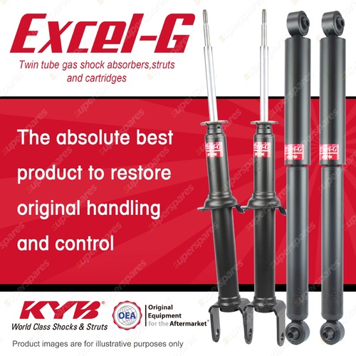 Front + Rear KYB EXCEL-G Shock Absorbers for FORD Falcon BA BF BFII I6 V8 RWD